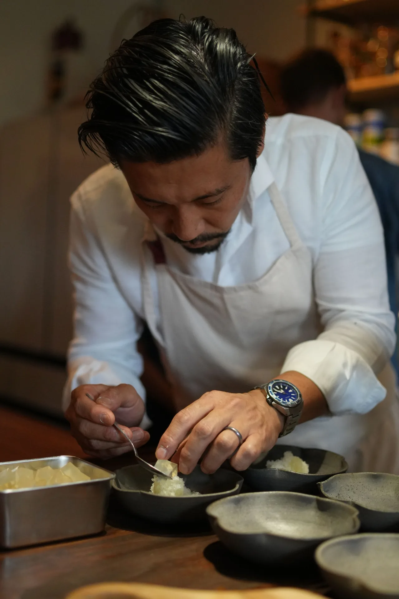 Chef Takeshi Nishikawa of Snow Crane Ice Cream