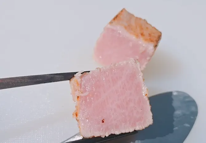 Torched Otoro — seared Nagasaki Bluefin belly, Sashimi DC