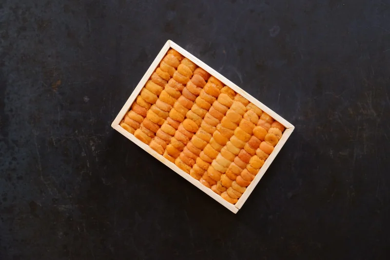 Hokkaido Bafun Uni — golden sea urchin