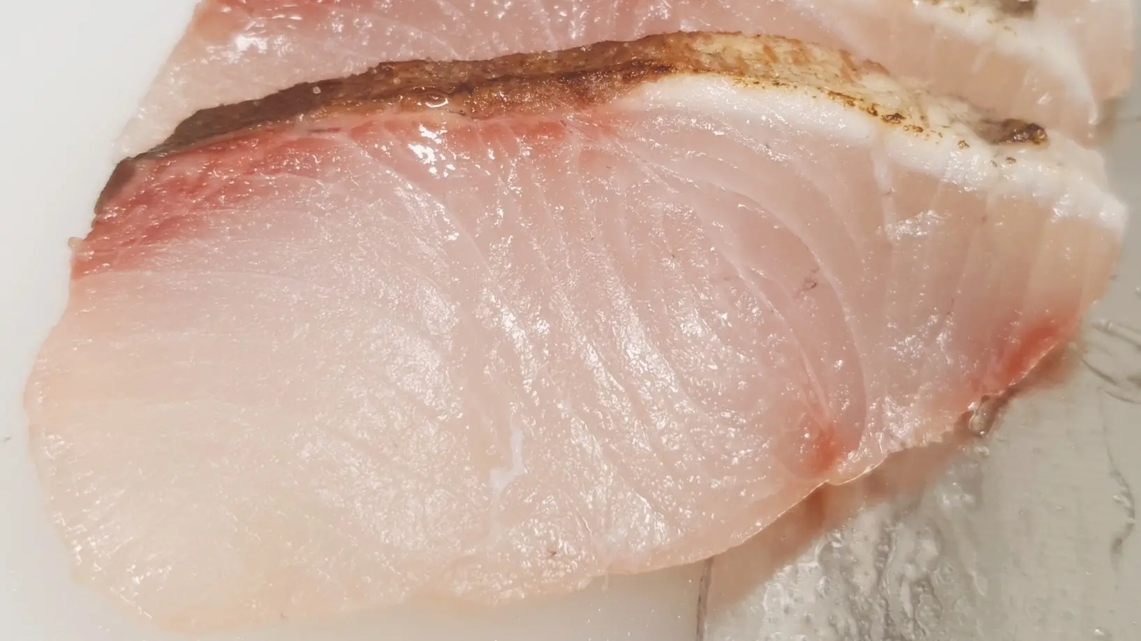 Shimaaji striped jack arrival, Aburi-style prep &mdash; Sashimi DC